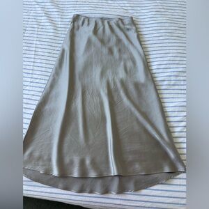 Abercrombie & Fitch Silver A-Line Skirt